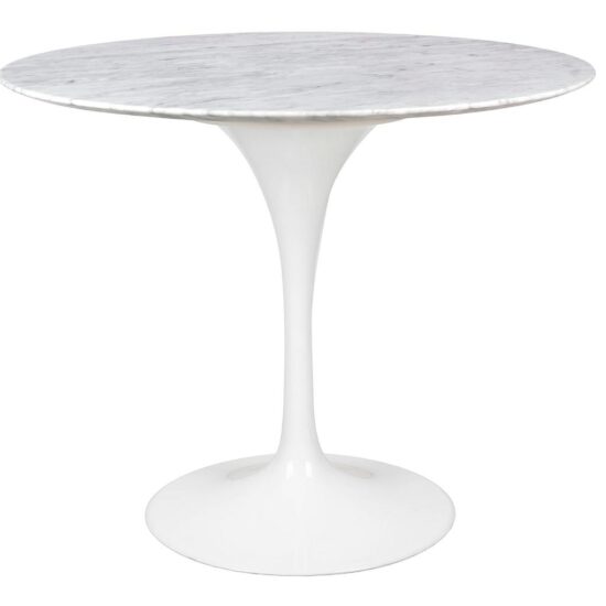 Valgomojo stalas TULIP MARBLE 90 CARRARA