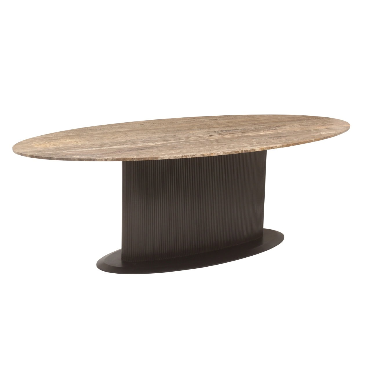 Valgomojo stalas Russo brown oval 235
