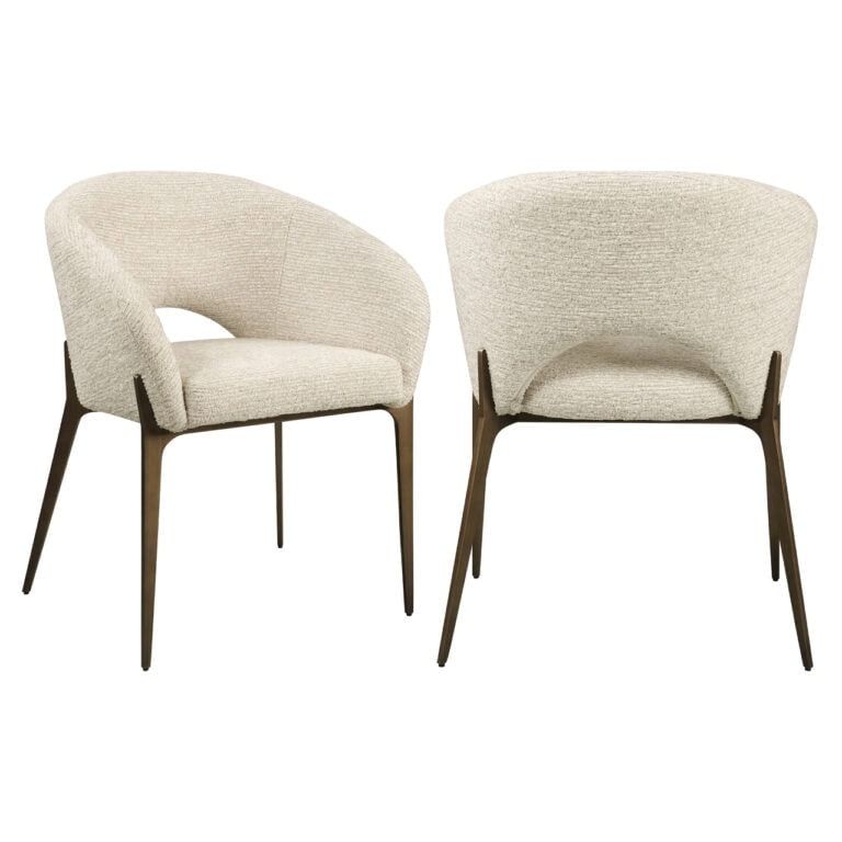Valgomojo kėdė Kenzi natural linear fire retardant