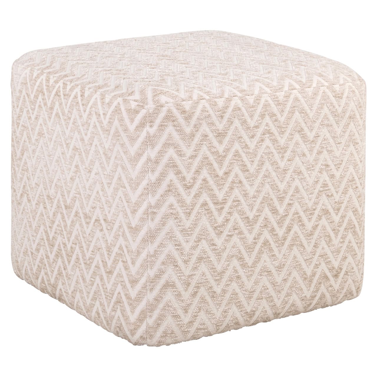 Pufas Ciela beige chevron