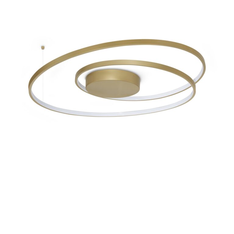 Lubinis šviestuvas OZ PL D080 ON-OFF OTTONE 3000K, 365060, Lima Design, Lubiniai šviestuvai, Ideal Lux, lubinis šviestuvas oz