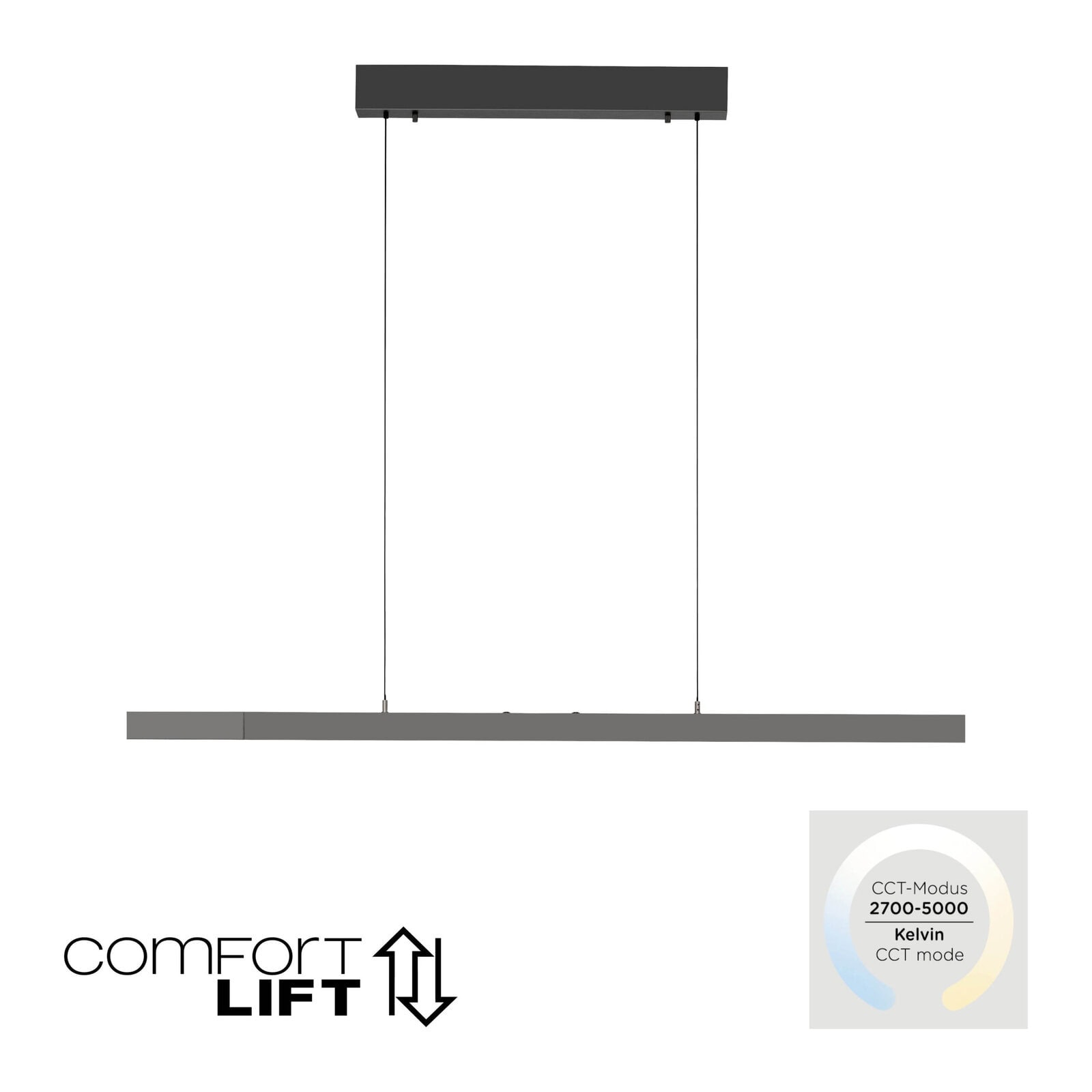 Pakabinamas šviestuvas ADRIANA COMFORT LIFT 2598-13, Lima Design, Pakabinami šviestuvai, Paul Neuhaus, pakabinamas šviestuvas adriana comfort lift