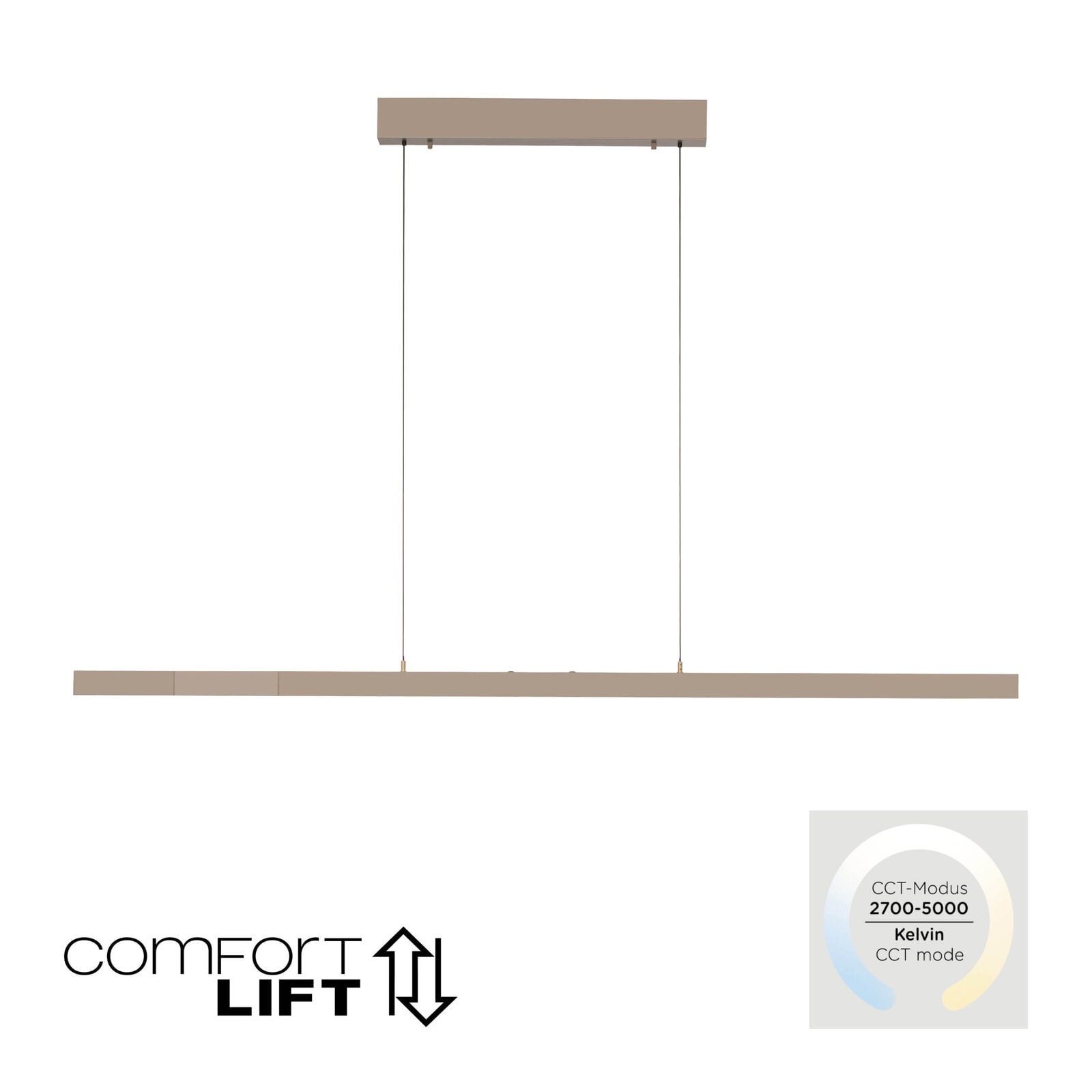 Pakabinamas šviestuvas ADRIANA COMFORT LIFT 2598-97, Lima Design, Pakabinami šviestuvai, Paul Neuhaus, pakabinamas šviestuvas adriana comfort lift