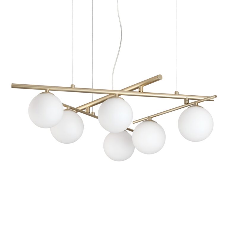 Pakabinamas šviestuvas ATLAS SP6 ORO, 365121, Lima Design, Pakabinami šviestuvai, Ideal Lux, pakabinamas šviestuvas atlas