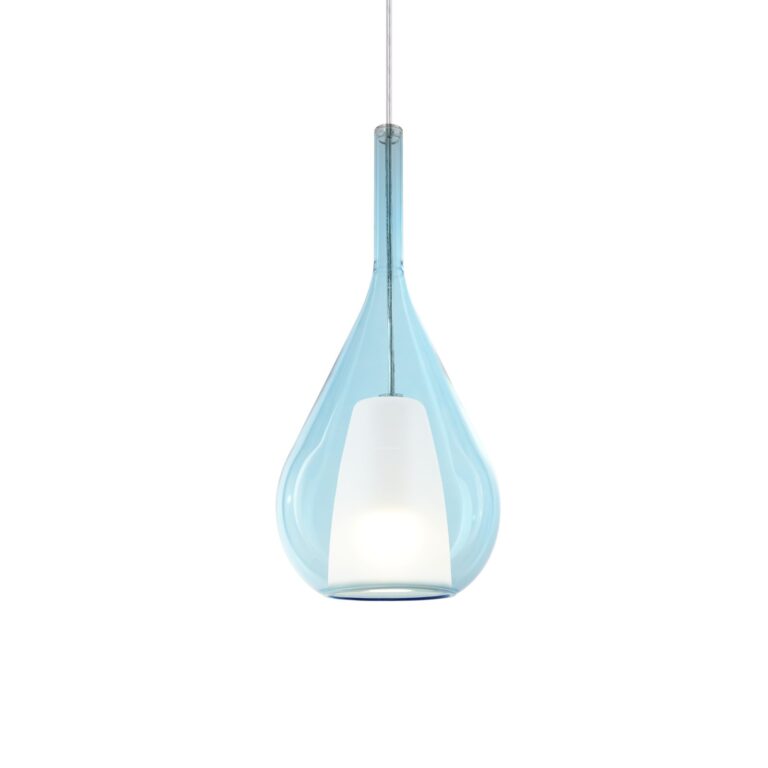 Pakabinamas šviestuvas KALIQUE-3 SP1 D18 AZZURRO, 360089, Lima Design, Pakabinami šviestuvai, Ideal Lux, pakabinamas šviestuvas kalique