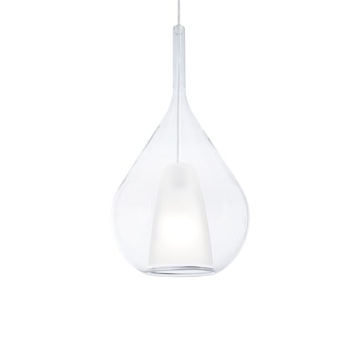 Pakabinamas šviestuvas KALIQUE-3 SP1 D28 TRASPARENTE, 359793, Lima Design, Pakabinami šviestuvai, Ideal Lux, pakabinamas šviestuvas kalique