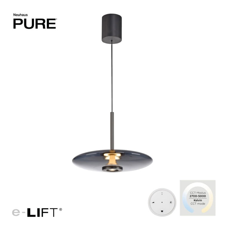 Pakabinamas šviestuvas PURE E-VITRUM 2084-15, Lima Design, Pakabinami šviestuvai, Paul Neuhaus, pakabinamas šviestuvas pure e-vitrum