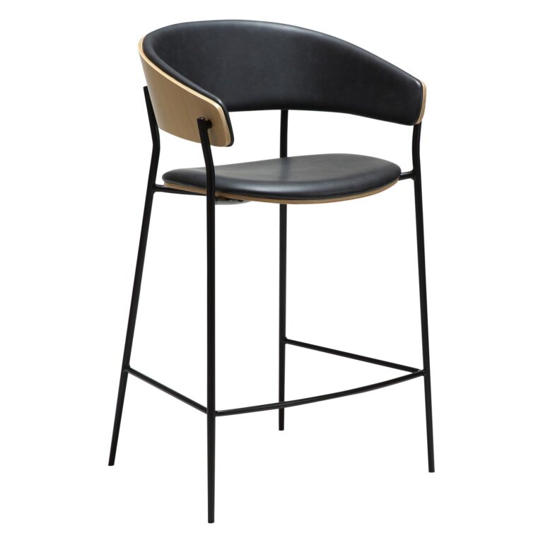 Pusbario kėdė CRIB juoda