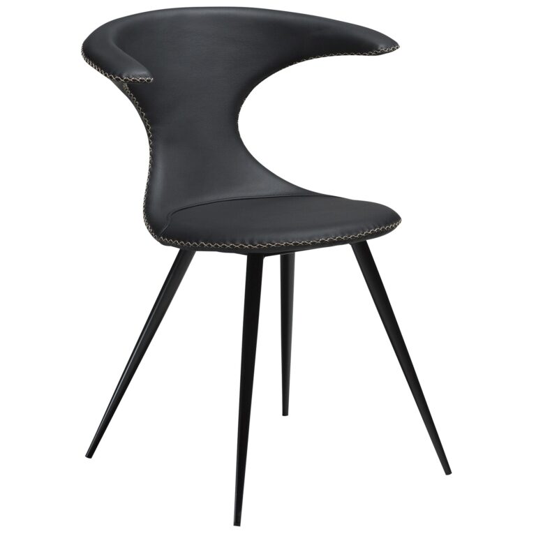 Valgomojo kėdė FLAIR juoda (Black) – juodos kojelės