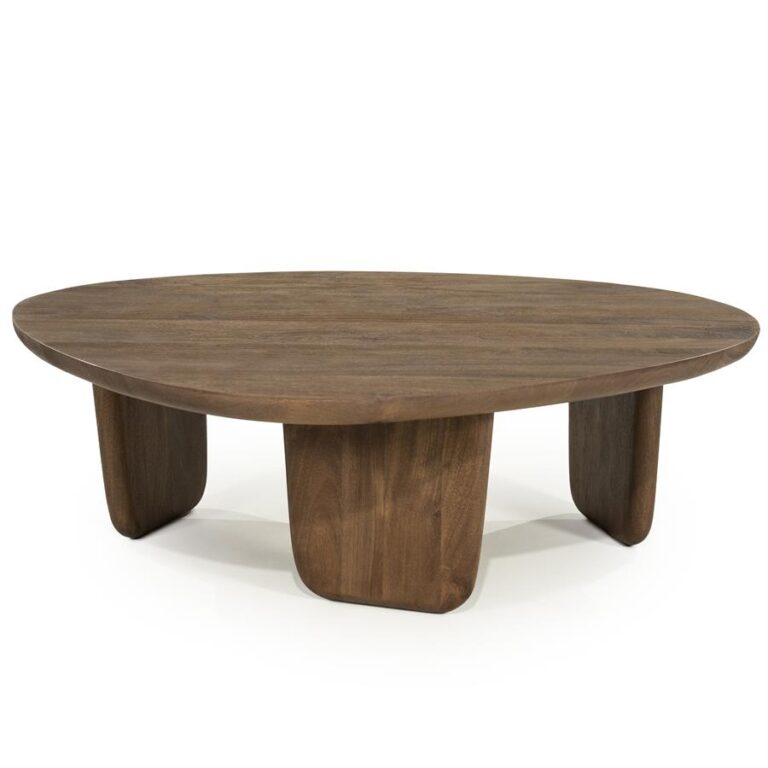Kavos staliukas Maud large 96535, šviesiai ruda, 100 × 85 × 31,5 cm