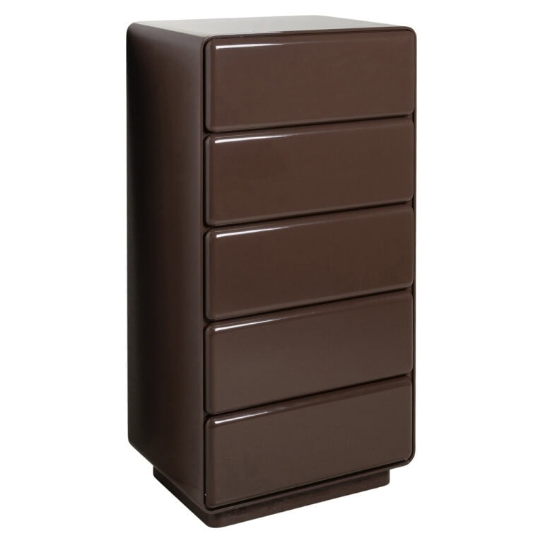 Komoda su stalčiais LIZZIE Chestnut, 42,5 × 56,5 × 110 cm