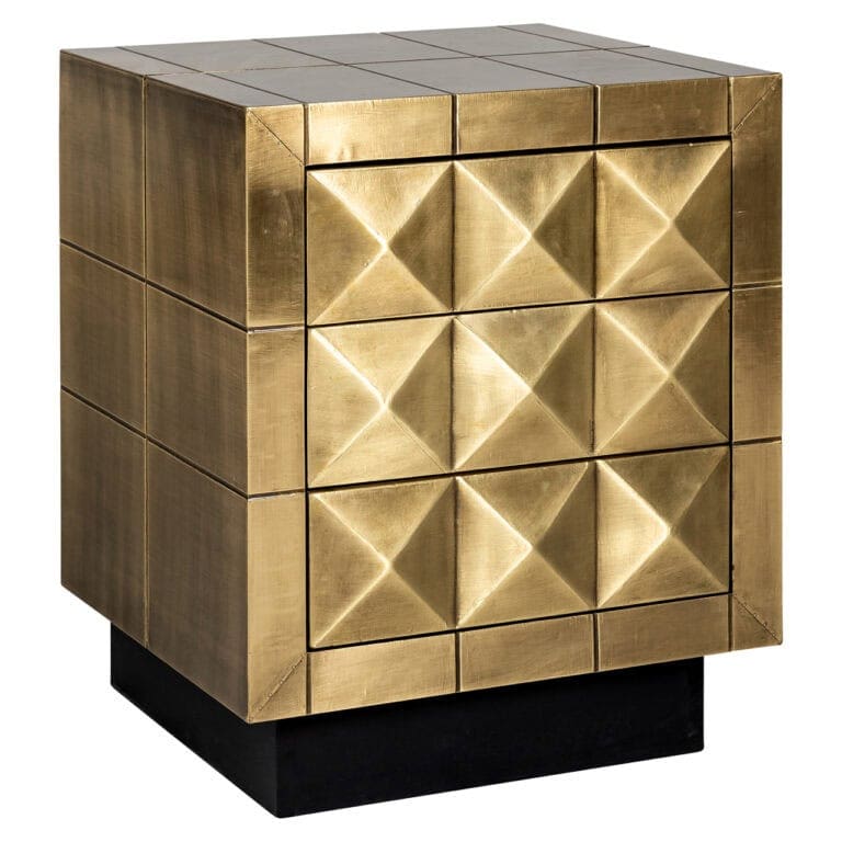 Naktinis staliukas COLLADA Brushed Gold, Richmond Interiors
