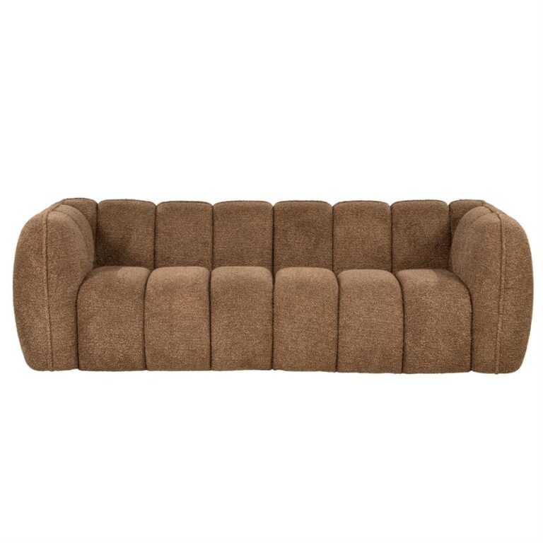 Sofa Cubetto, rudos spalvos, 220 × 102 × 69 cm