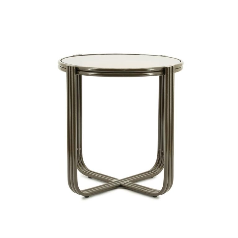 Soninis staliukas Groovy, rudas, 42,5×42,5×42,5 cm
