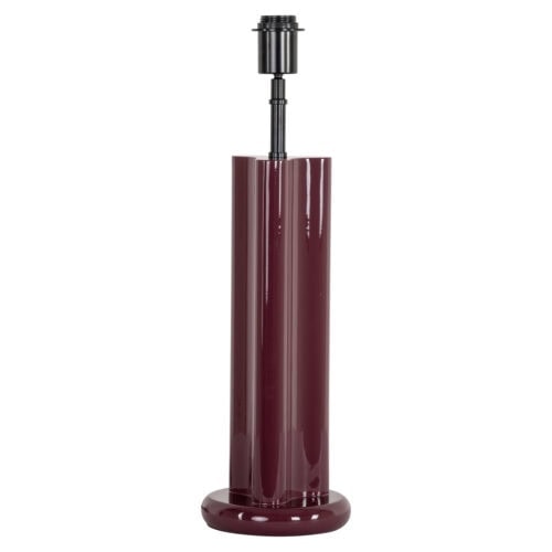 Siauras stalinis šviestuvas Alina bordo spalvos, 16 cm skersmens ir 55 cm aukščio