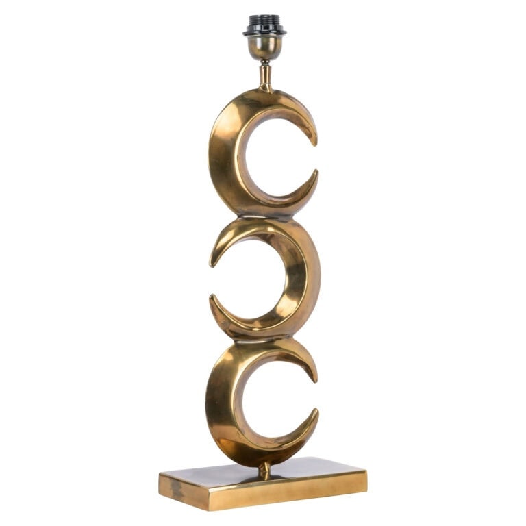 Stalinis šviestuvas Amina sendinto žalvario spalvos, 13 × 23 cm pagrindo ir 60 cm aukščio