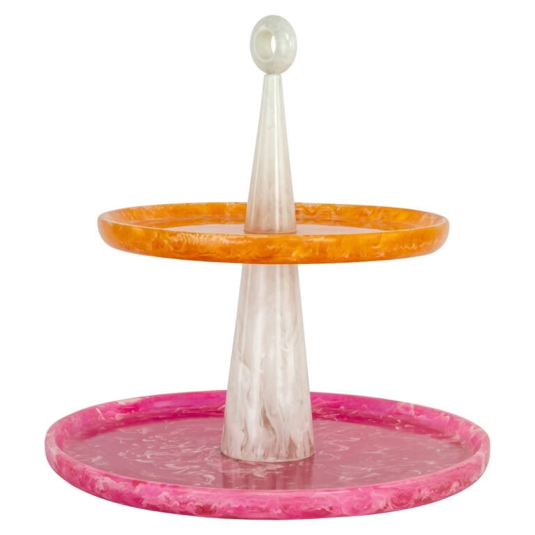 Torto padėklas Posy pink/orange