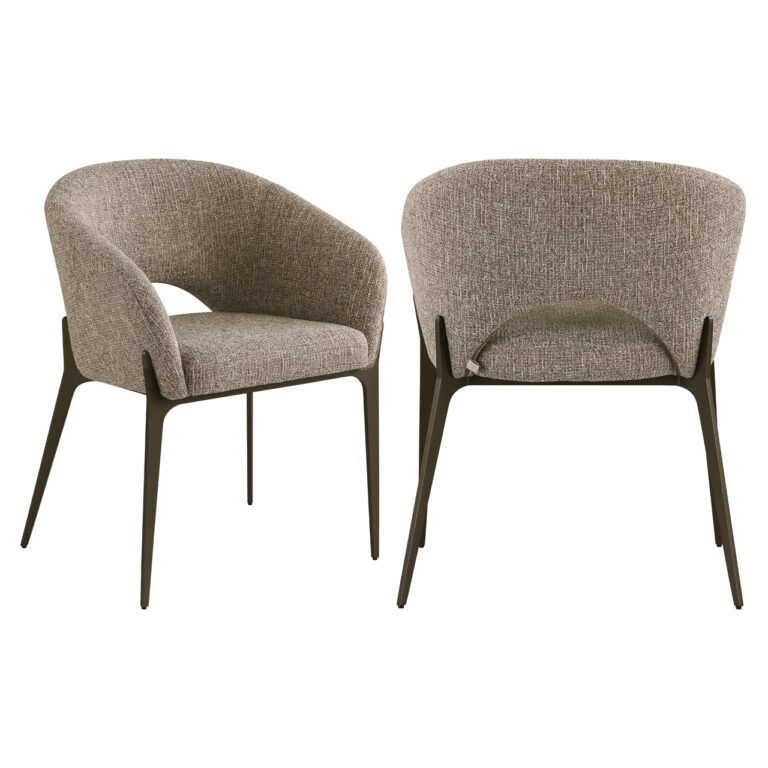 Valgomojo kėdė KENZI Brown Tweed, Richmond Interiors