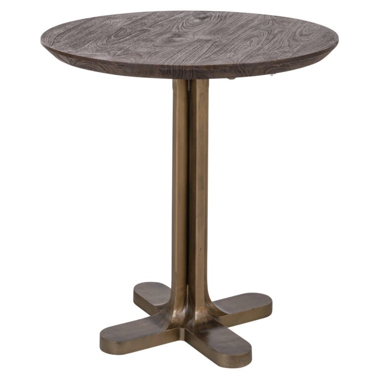 Valgomojo stalas REVELIN Dark Brown 75 cm apvalus, Richmond Interiors