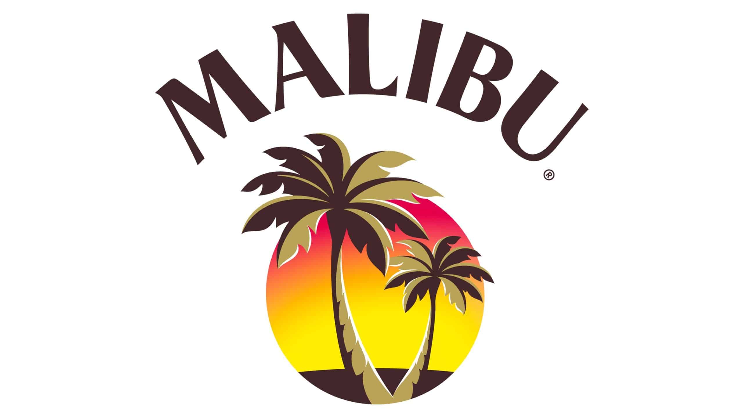 Malibu logo with palm trees and sunset for All Season Innovations.