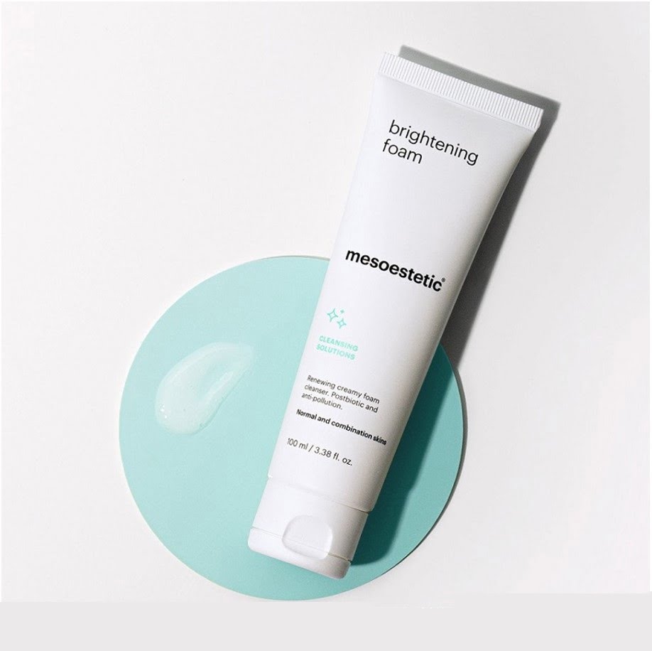 brightening foam mesoestetic mang lại làn da trắng mịn
