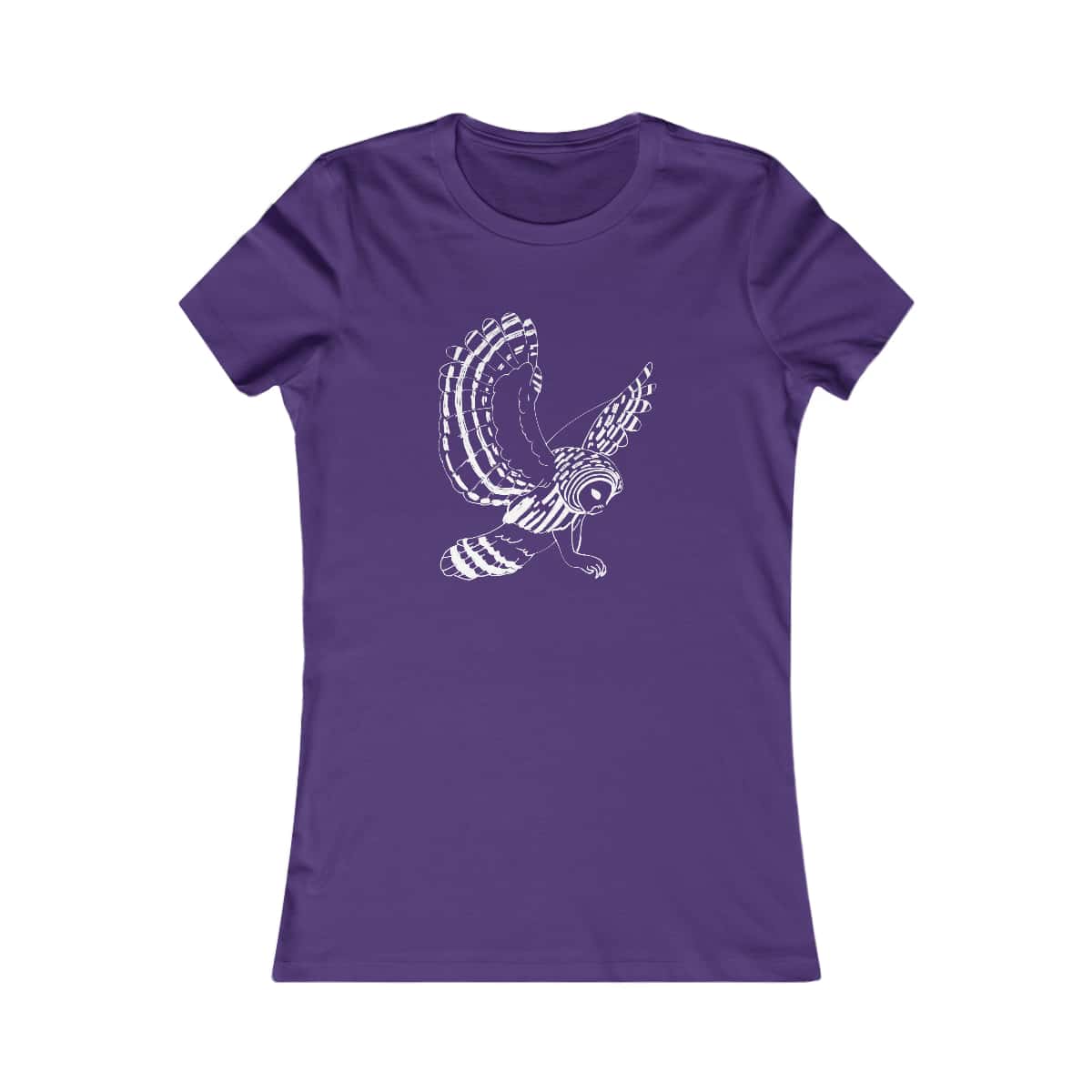 Women's Favorite Tee - Owl Logo/Conservation - White