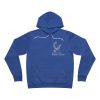 Unisex Sponge Fleece Pullover Hoodie - Logo Only - White - Image 3