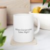 Ceramic Mug 11oz - Conservation - Black - Image 7