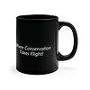 11oz Black Mug - Conservation - White - Image 4