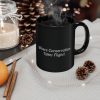11oz Black Mug - Conservation - White - Image 5