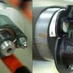 Before and After Guarding with a 2 Bolt Bearing Cover