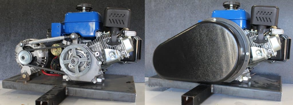 Point Guarding: Generator Belt Guard, Before and After