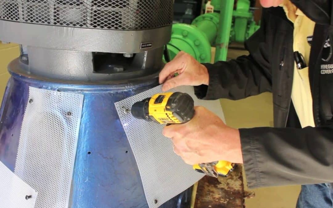 Plastic Mesh Coupling Cover
