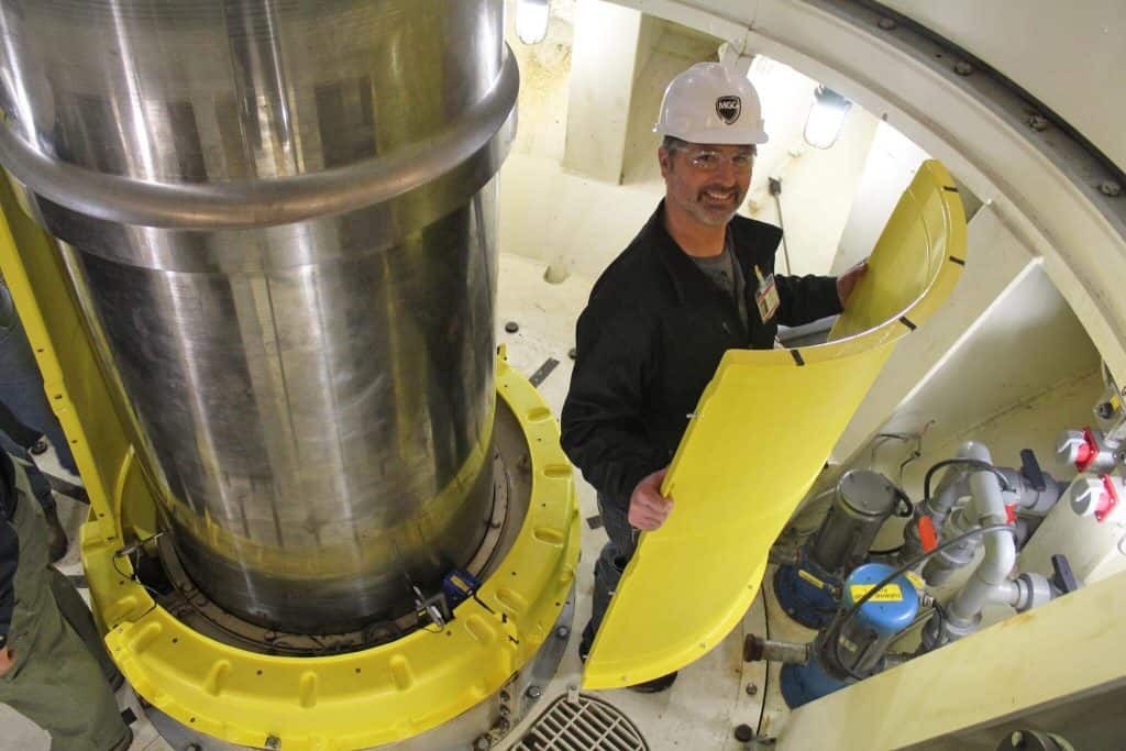 Installation of Turbine Shaft Guarding at Hydroelectric Dam