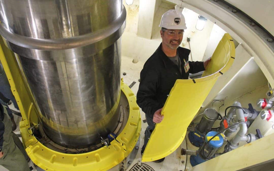 Turbine Shaft Guarding at Hydroelectric Dam