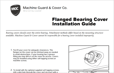 Flanged Bearing Cover Installation