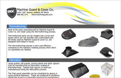 Line Card, Custom Thermoforming and Fabrication
