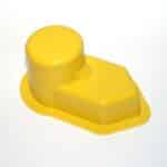3 bolt flange bracket bearing cover yellow plastic