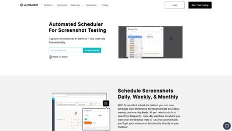 LambdaTest screenshots