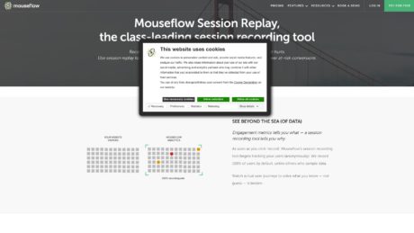 Mouseflow session replays