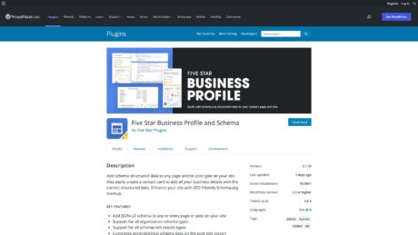 Five Star Business Profile and Schema