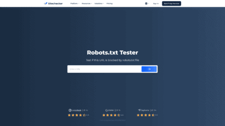 Robots.txt tester & validator by Sitechecker