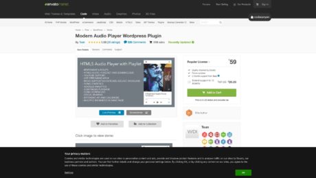 Modern Audio Player