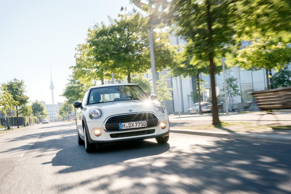 Fahrt mit einem Mini durch Berlin