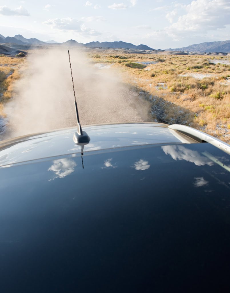 VW Tiguan in the Mojave Desert and Death Valley