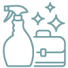 homemaking blue icon