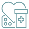 medication setup blue icon