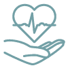 personal care blue icon