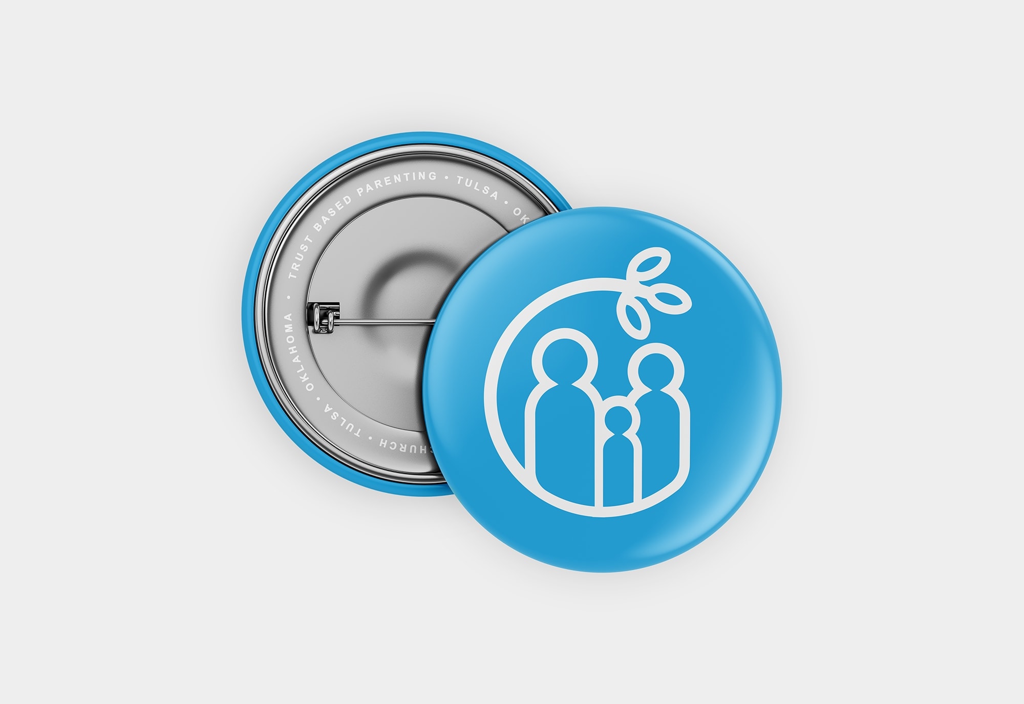 Trust Based Parenting Logo Design by Match Design Trust Based Parenting Logo Button Design