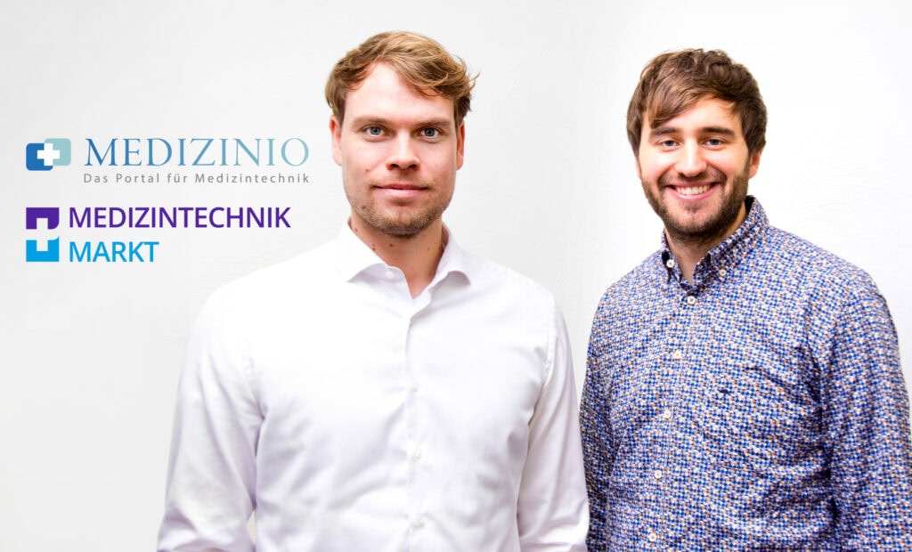 Christoph Bartram & Marvin Schön - Geschäftsführer von Medizinio Christoph Bartram & Marvin Schön - Geschäftsführer von Medizinio